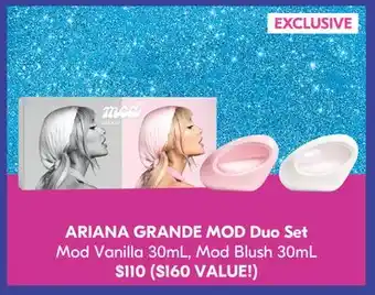 Shoppers Drug Mart Ariana grande mod duo set offer