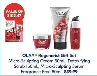 Shoppers Drug Mart Olay regenerist gift set offer