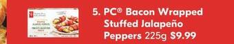 Shoppers Drug Mart Pc bacon wrapped stuffed peppers offer