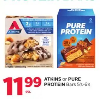 Rexall Atkins or pure protein bars offer