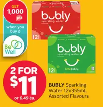 Rexall Bubly sparkling water offer