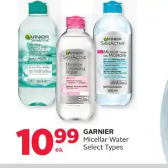 Rexall Garnier micellar water offer