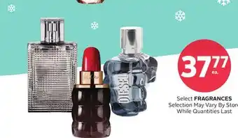Rexall Select fragrances offer
