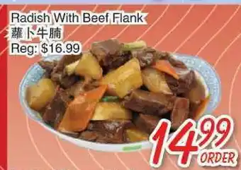 Foody Mart Radish with beef flank offer