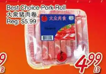 Foody Mart Best choice pork roll offer