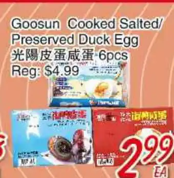 Foody Mart Goosun cooked salted/preserved duck egg offer