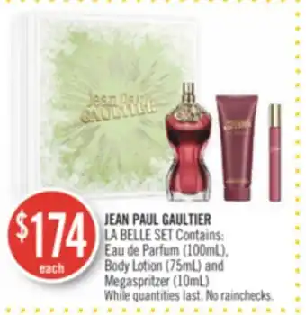 Shoppers Drug Mart Jean paul gaultier la belle set offer