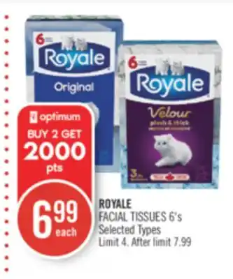 Shoppers Drug Mart Royale facial tissues offer