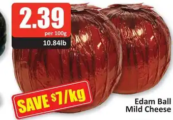 Starsky Edam ball mild cheese offer