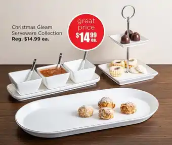 Kitchen Stuff Plus Christmas gleam serveware collection offer