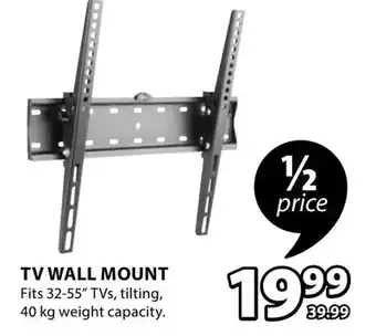 JYSK Tv wall mount fits 32-55 tvs, tilting, 40 kg weight capacity offer
