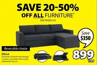 JYSK Della sofa bed offer