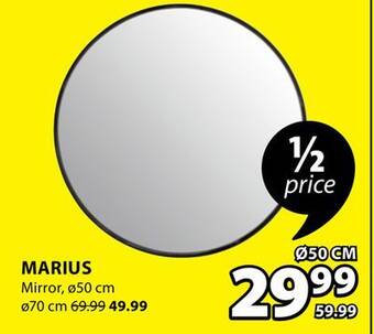 JYSK Marius mirror offer