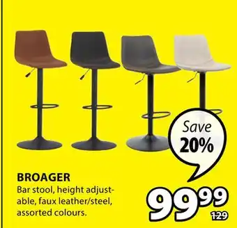 JYSK Broager bar stool offer