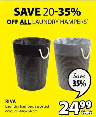 JYSK Riva laundry hamper offer
