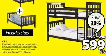 JYSK Vail bunk bed offer
