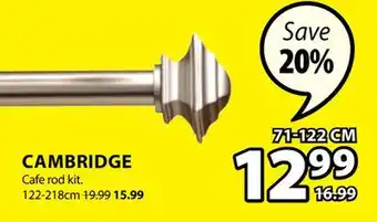 JYSK Cambridge cafe rod kit offer