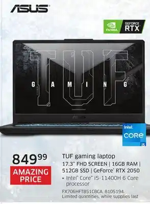 The Source Asus tuf gaming laptop offer