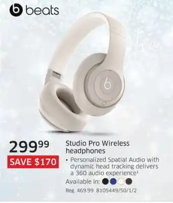 The Source Beats studio pro wireless headphones offer