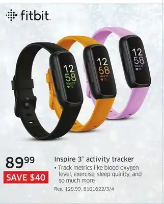 The Source Fitbit inspire 3 activity tracker offer