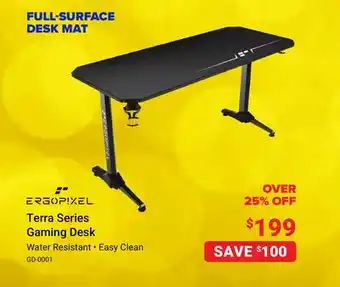 Visions Electronics Terra series gaming desk offer