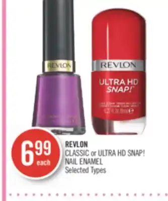 Shoppers Drug Mart Revlon classic or ultra hd snap! nail enamel offer