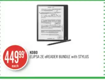 Shoppers Drug Mart Kobo elipsa 2e ereader bundle with stylus offer