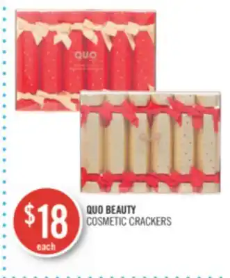 Shoppers Drug Mart Quo beauty cosmetic crackers offer