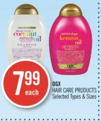 Shoppers Drug Mart Ogx hair care products offer