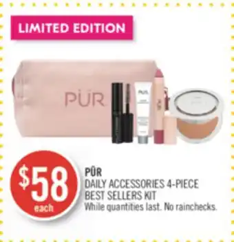 Shoppers Drug Mart Pür daily accessories 4-piece best sellers kit offer