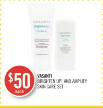 Shoppers Drug Mart Vasanti brighten up! and amplify skin care set offer