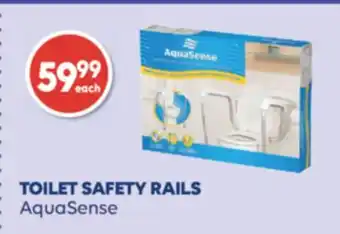 Wellwise by Shoppers Aquasense toilet safety rails offer