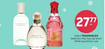 Rexall Select fragrances offer