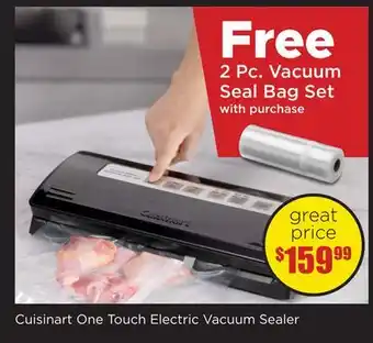Kitchen Stuff Plus Cuisinart one touch electric vacuum sealer offer
