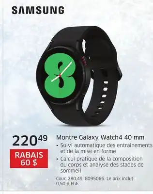 The Source Montre galaxy watch4 40 mm samsung offer