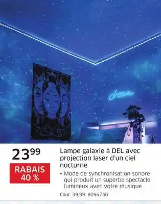 The Source Lampe galaxie à del avec projection laser d'un ciel nocturne offer