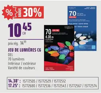 Gagnon - La Grande Quincaillerie Jeu de lumières c6 offer