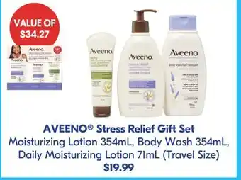Pharmaprix Aveeno stress relief gift set offer