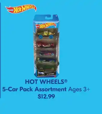 Pharmaprix Hot wheels 5-car pack assortment offer