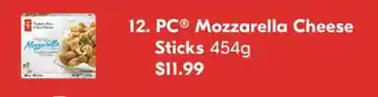 Pharmaprix Pc mozzarella cheese sticks offer