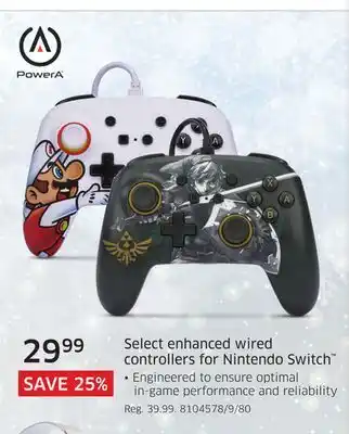 The Source Powera select enhanced wired controllers for nintendo switch offer