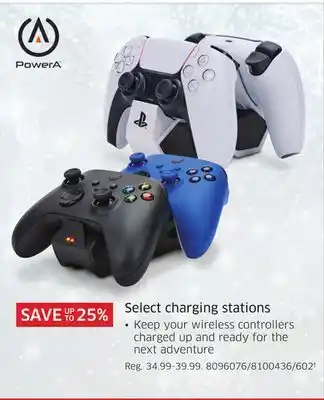 Powera select charging stations