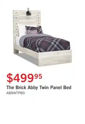 The Brick Abby twin panel bed offer