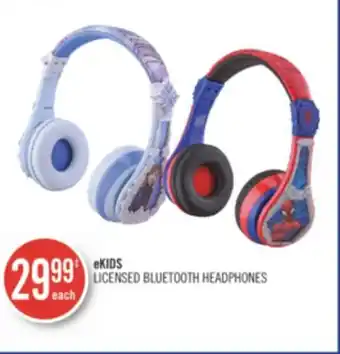 Shoppers Drug Mart Ekids licensed bluetooth headphones offer