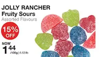 Bulk Barn Jolly rancher fruity sours offer