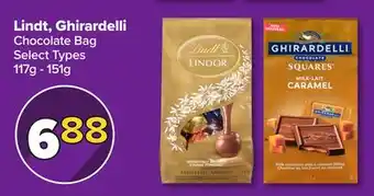 PharmaChoice Lindt, ghirardelli chocolate bag offer