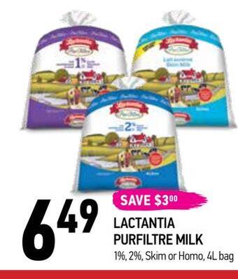 Coppa's Fresh Market Lactantia purfiltre milk offer
