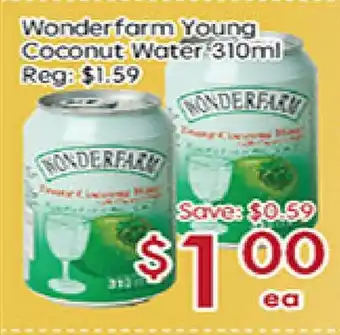 Sunny Food Mart Wonder farm young coconut water offer