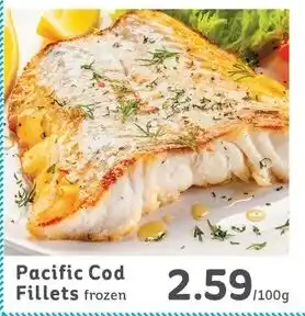 IGA Pacific Cod Fillets frozen offer
