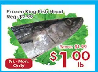 Sunny Food Mart Frozen king fish head offer